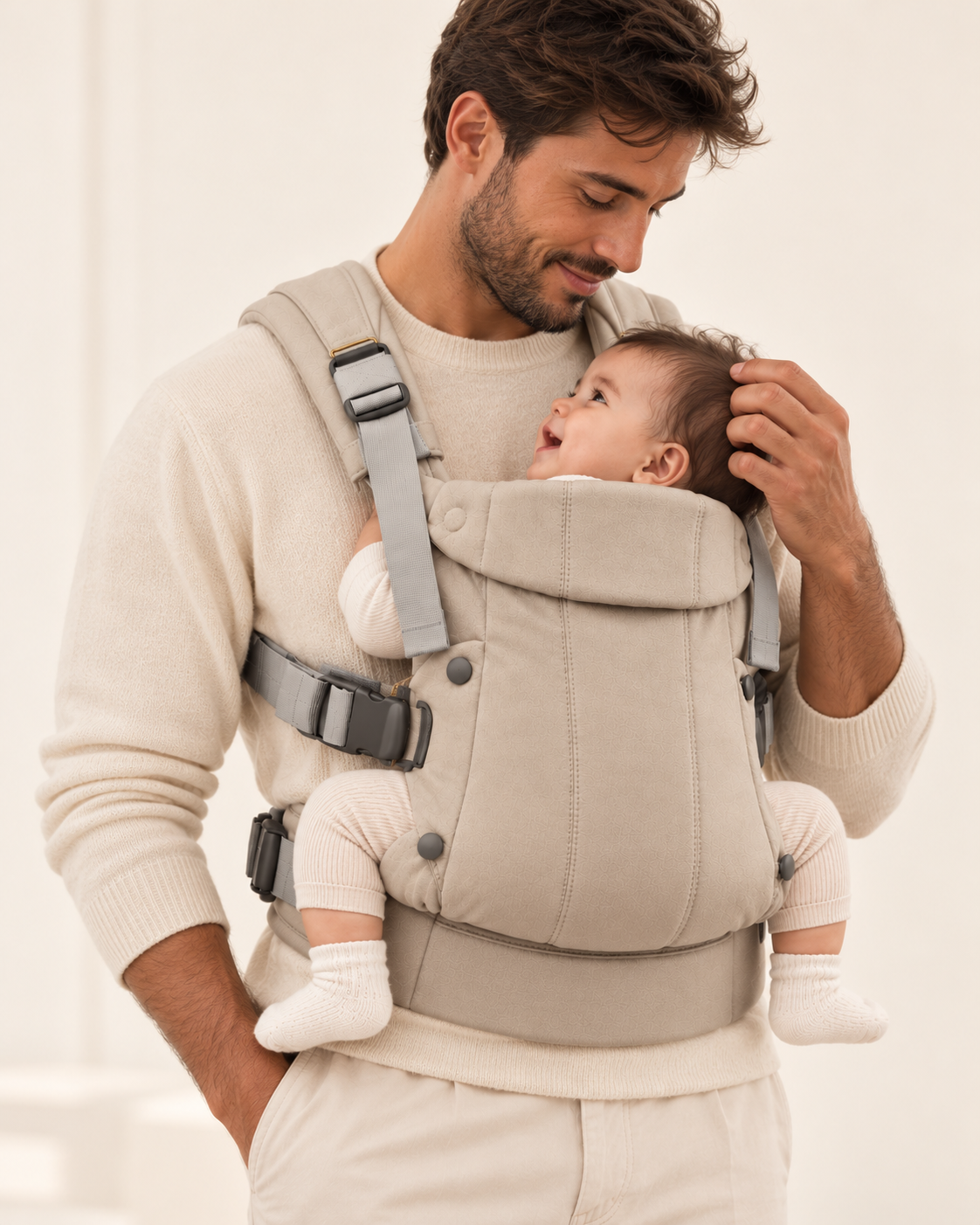MATERNITYN® Marsupio Premaman Porta Bebè Ergonomico Morbido