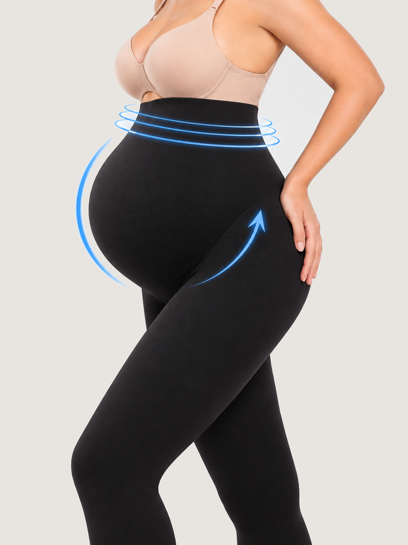 MATERNITYN® Comfort – Leggings Premaman a Vita Alta per la Gravidanza